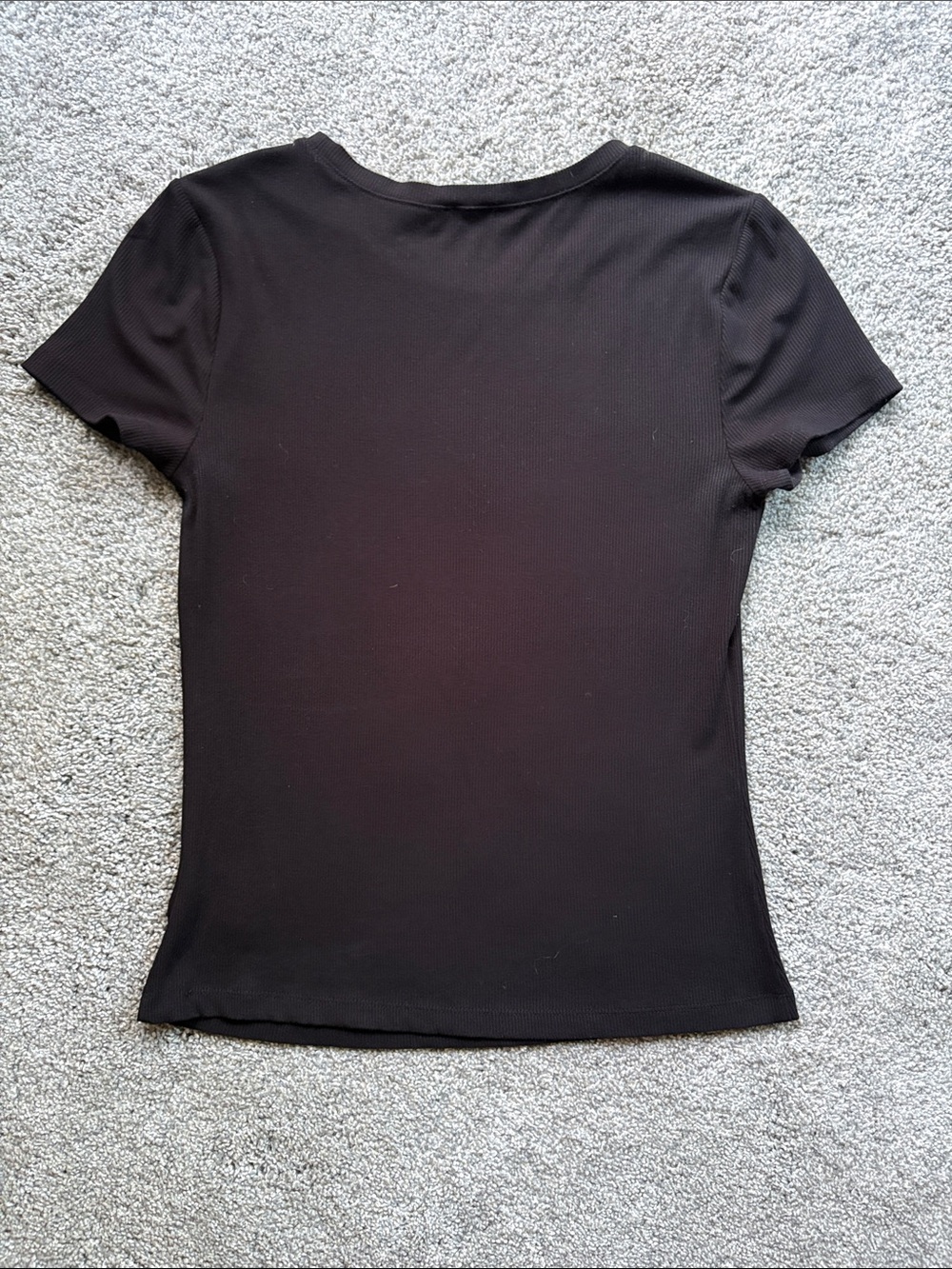 Express Ribbed Fitted Tee - Picture 6 of 6